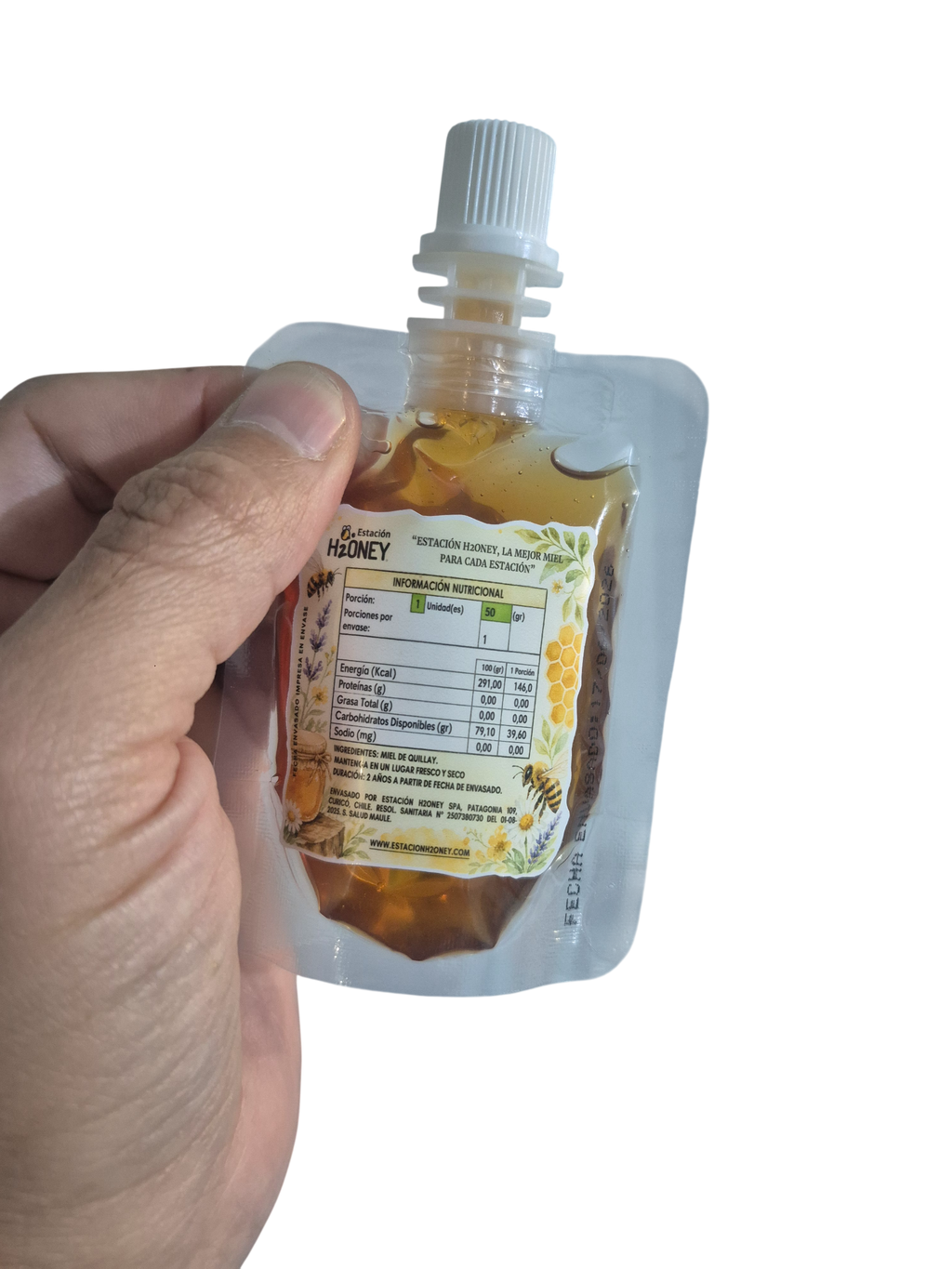 Pack 3 Mieles Portátiles Quillay 50g