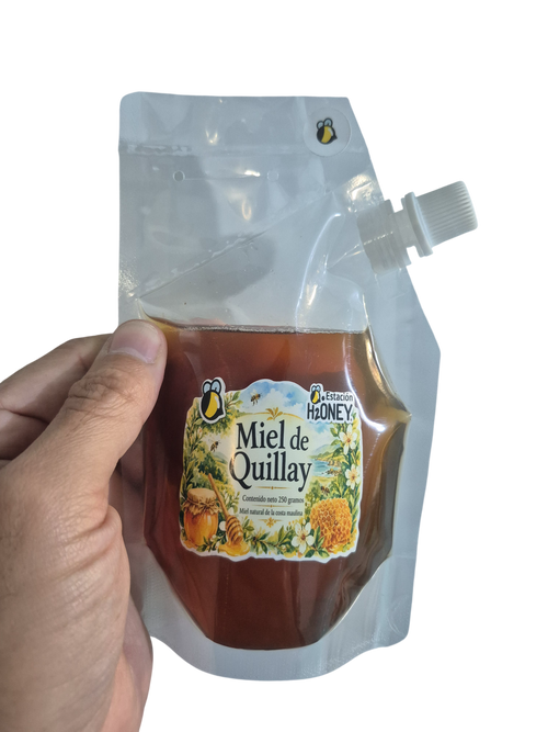 Miel natural de Quillay 250 grs. Envase Doypack