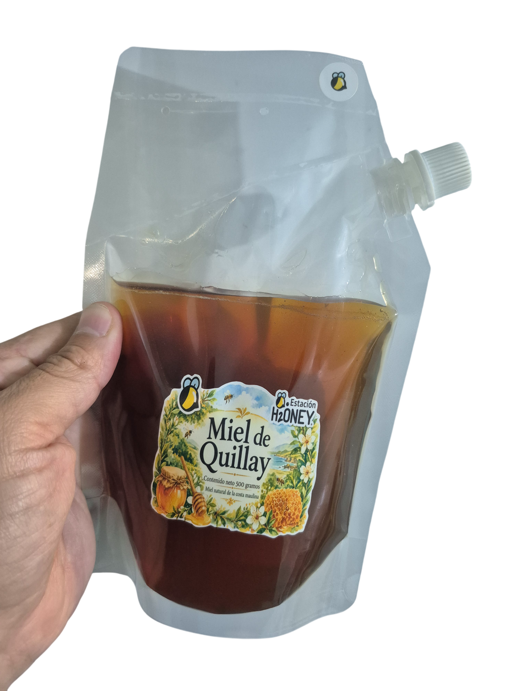 Miel Natural Quillay 500 grs. Envase doypack