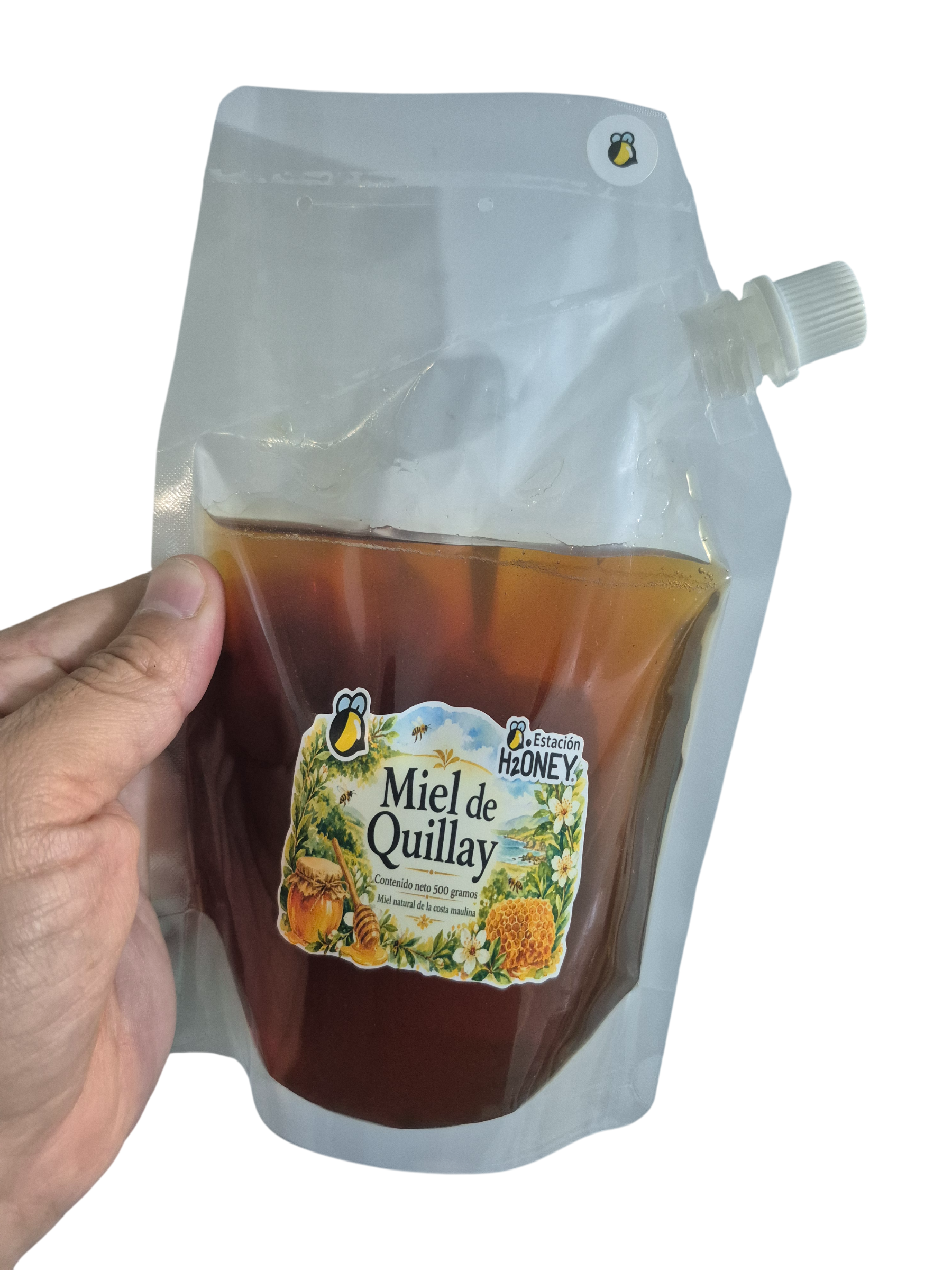 Miel Natural Quillay 500 grs. Envase doypack