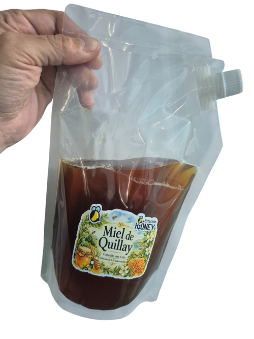 Miel Natural Quillay 1 kg. Envase Doypack