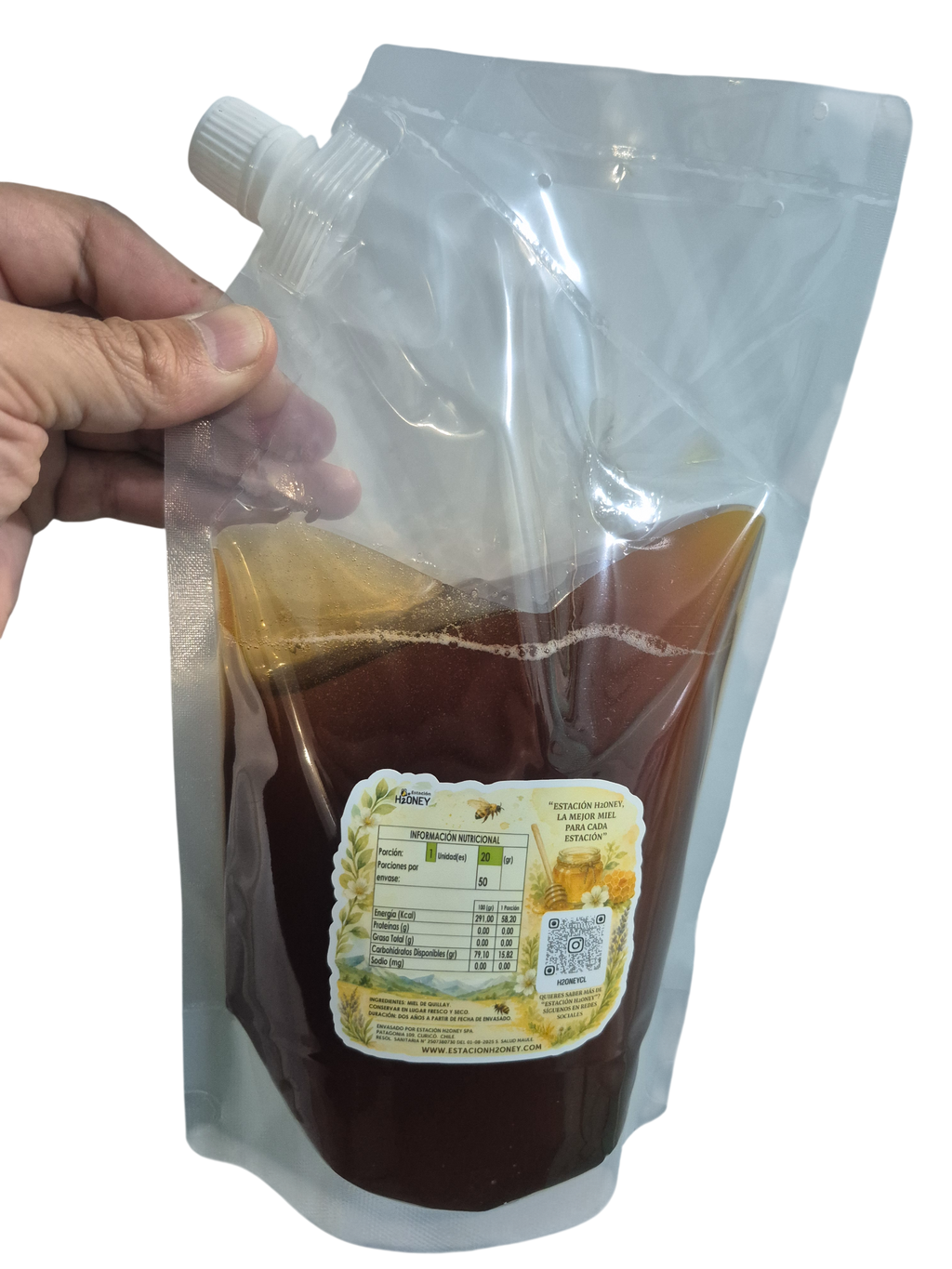 Miel Natural Quillay 1 kg. Envase Doypack