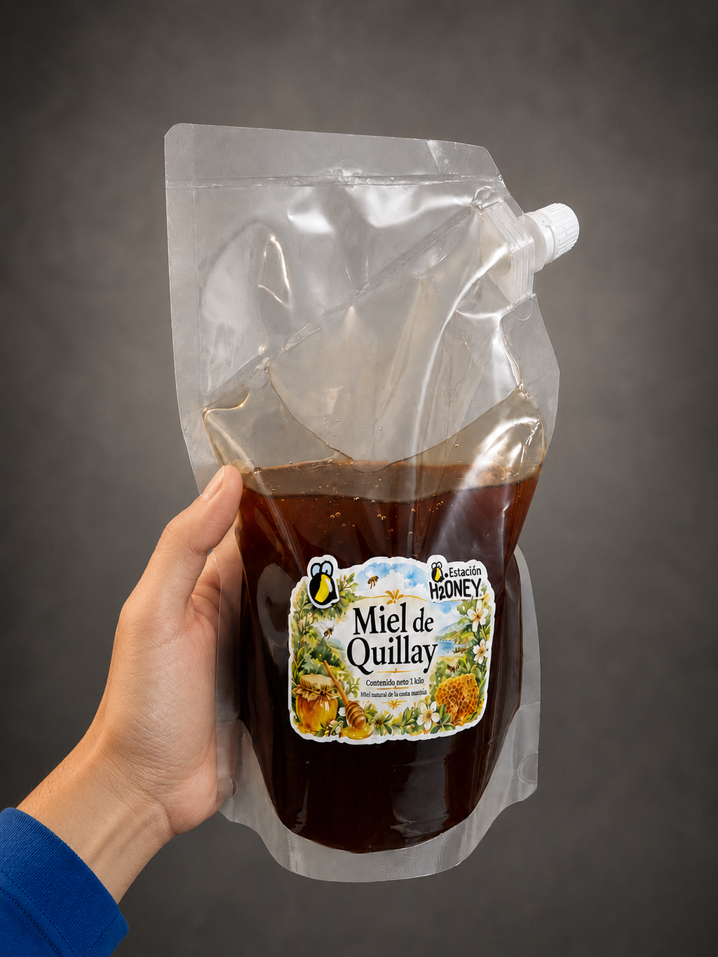 Miel Natural Quillay 500 grs. Envase doypack