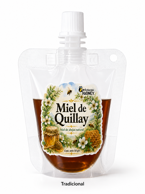 Pack 3 Mieles Portátiles Quillay 50g